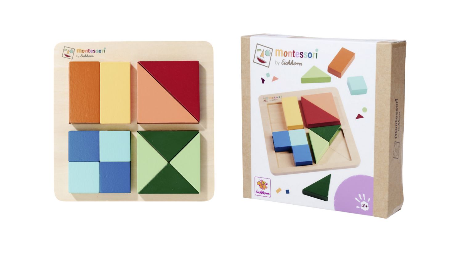 Montessori Čtverce skládačka puzzle